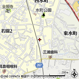 福岡県北九州市小倉南区西水町5-47周辺の地図