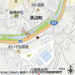 愛媛県松山市溝辺町61周辺の地図