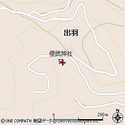 倭武神社周辺の地図
