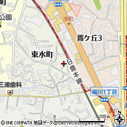 福岡県北九州市小倉南区東水町3周辺の地図