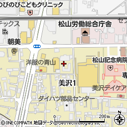 〒791-8022 愛媛県松山市美沢の地図