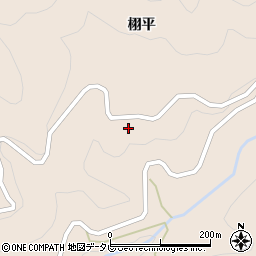 徳島県那賀町（那賀郡）出羽（森谷）周辺の地図