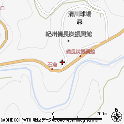 和歌山県日高郡みなべ町清川1184周辺の地図
