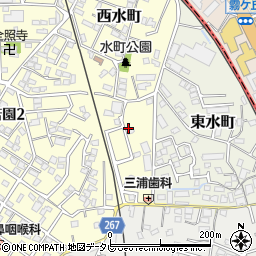 福岡県北九州市小倉南区西水町5-40周辺の地図