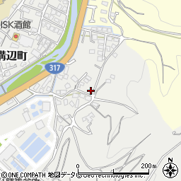 愛媛県松山市溝辺町34周辺の地図