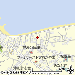 福岡県宗像市神湊1241-109周辺の地図
