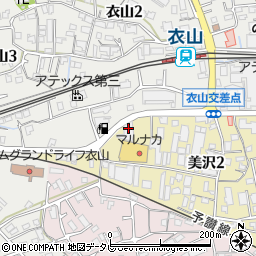 ユニック中四国販売株式会社　松山営業所周辺の地図