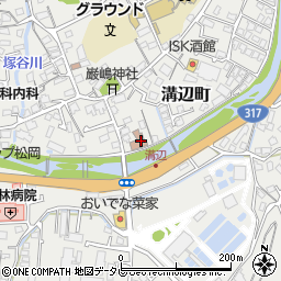 愛媛県松山市溝辺町391周辺の地図