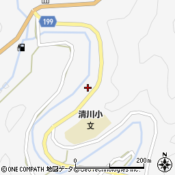 和歌山県日高郡みなべ町清川2260周辺の地図
