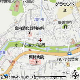 愛媛県松山市溝辺町584周辺の地図