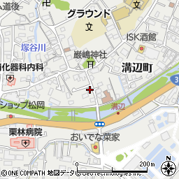 愛媛県松山市溝辺町409周辺の地図