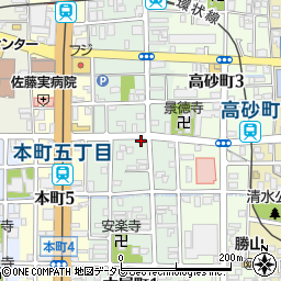松山東警察署城北交番周辺の地図