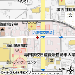 〒791-8021 愛媛県松山市六軒家町の地図