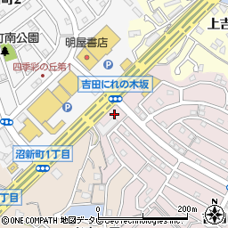 セブンイレブン小倉にれの木坂店周辺の地図