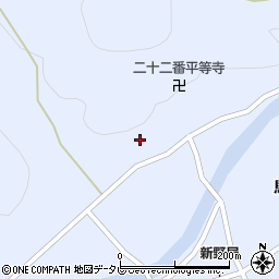 徳島県阿南市新野町秋山周辺の地図