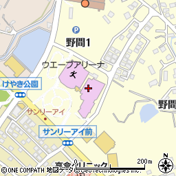 岡垣町役場　岡垣サンリーアイフィットネスジム周辺の地図