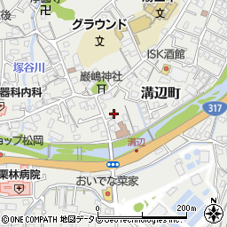 愛媛県松山市溝辺町甲-412周辺の地図