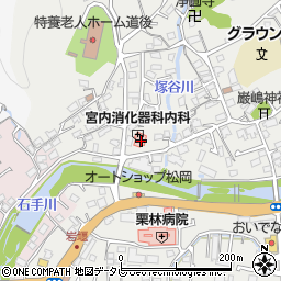 愛媛県松山市溝辺町627周辺の地図