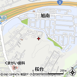 福岡県遠賀郡岡垣町桜台18-9周辺の地図