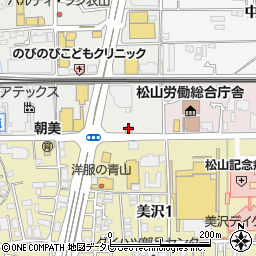 なか卯松山衣山店周辺の地図
