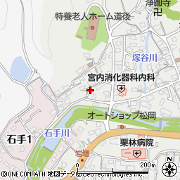 愛媛県松山市溝辺町657周辺の地図