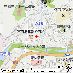愛媛県松山市溝辺町629周辺の地図