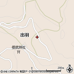 徳島県那賀町（那賀郡）出羽（久保）周辺の地図