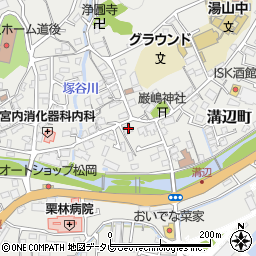 愛媛県松山市溝辺町593周辺の地図