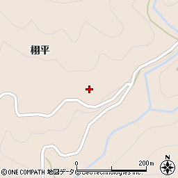 徳島県那賀郡那賀町出羽原周辺の地図