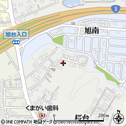 福岡県遠賀郡岡垣町桜台18-3周辺の地図