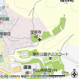 宝厳寺周辺の地図