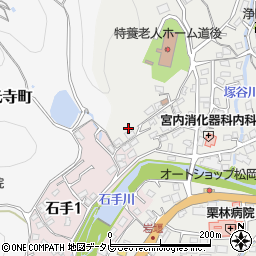 愛媛県松山市溝辺町670周辺の地図