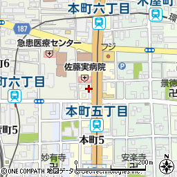横浜家系ラーメン 黒帯周辺の地図