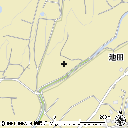 福岡県宗像市池田周辺の地図
