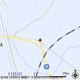徳島県阿南市新野町廿歩周辺の地図