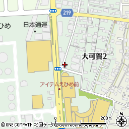 四国ガス産業株式会社　松山営業所周辺の地図