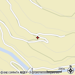 高知県長岡郡大豊町立川上名263周辺の地図