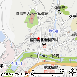 愛媛県松山市溝辺町707周辺の地図