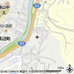 愛媛県松山市溝辺町16周辺の地図