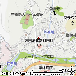 愛媛県松山市溝辺町709周辺の地図