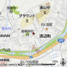 愛媛県松山市溝辺町422周辺の地図