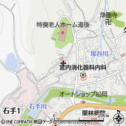 愛媛県松山市溝辺町甲-646周辺の地図