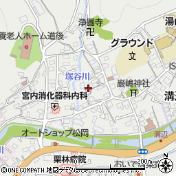 愛媛県松山市溝辺町599周辺の地図