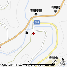 和歌山県日高郡みなべ町清川1354周辺の地図