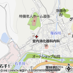 愛媛県松山市溝辺町703周辺の地図