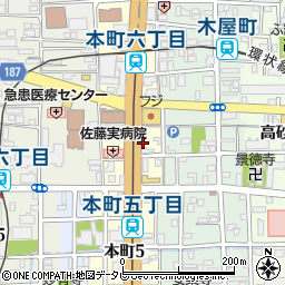 大吉 本町店周辺の地図