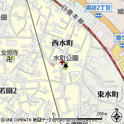 福岡県北九州市小倉南区西水町7周辺の地図