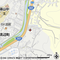 愛媛県松山市溝辺町6周辺の地図