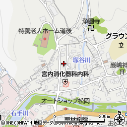 愛媛県松山市溝辺町甲-710周辺の地図