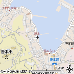 勝本周辺の地図